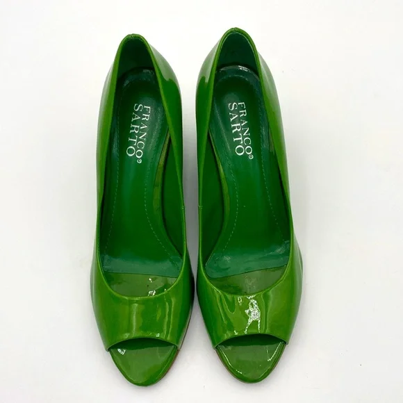 KELLY GREEN WEDGES by Franco Sarto - Picture 5 of 11